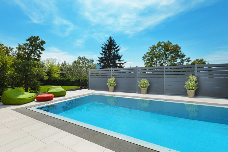 Clôture Alu ajourée piscine