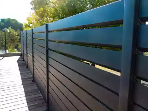 Simulation 3D de notre clôture aluminium persienne